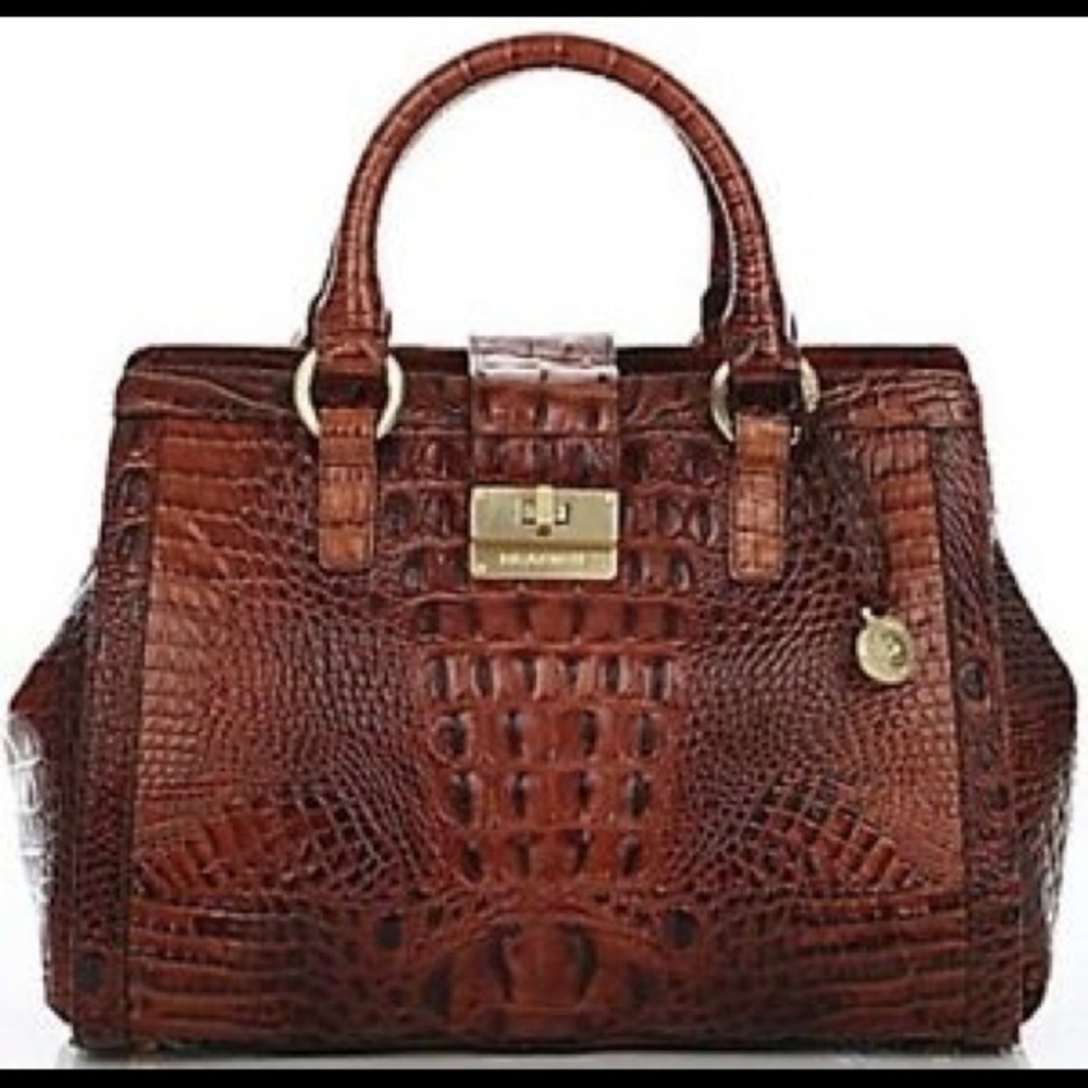 Brahmin Annabelle Melbourne Pecan Satchel Bag